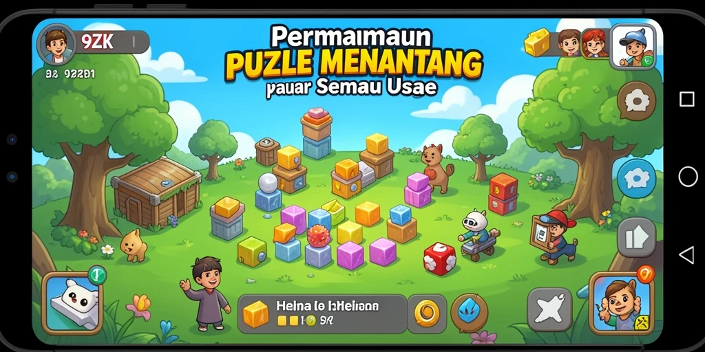 Gameplay seru dengan berbagai tantangan puzzle menunggu Anda.