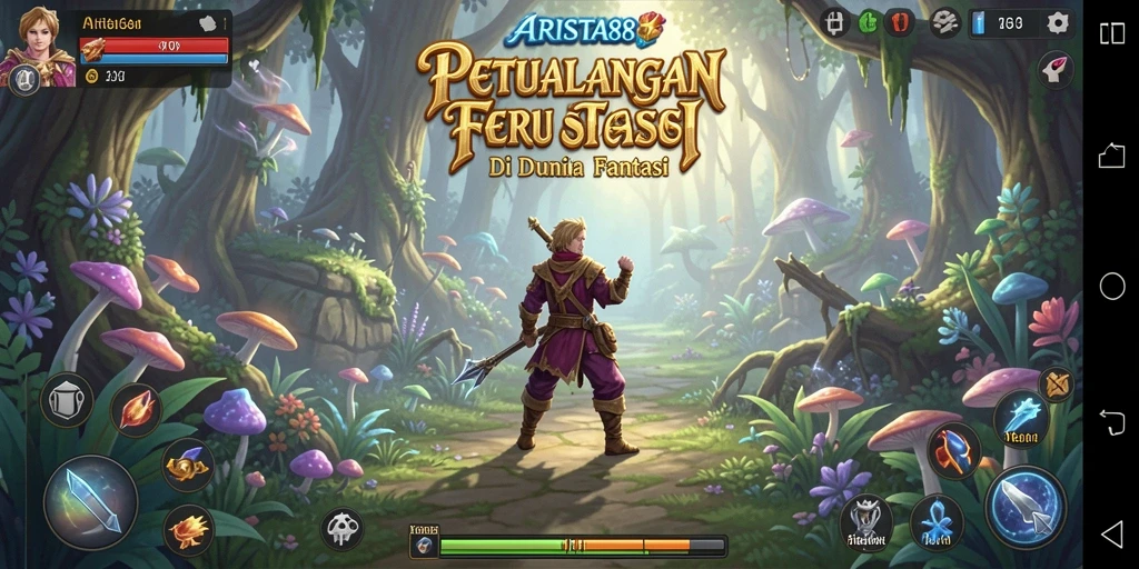Screenshot gameplay ARISTA88 dengan aksi seru di dunia petualangan.