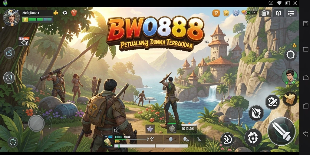 Tampilan gameplay mendalam dari <strong>BWO888</strong> di dunia terbuka yang menakjubkan.