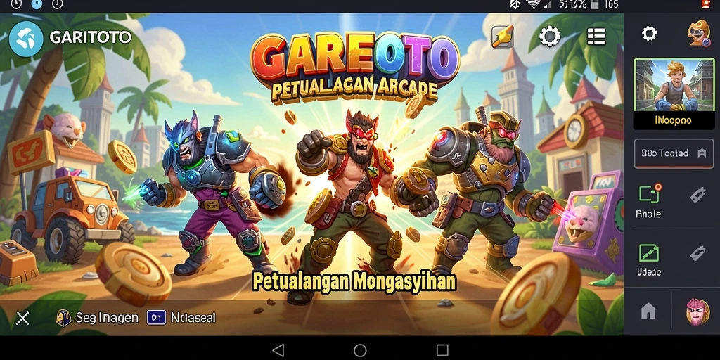 Screenshot utama GARITOTO dengan gameplay menarik dan tantangan seru.